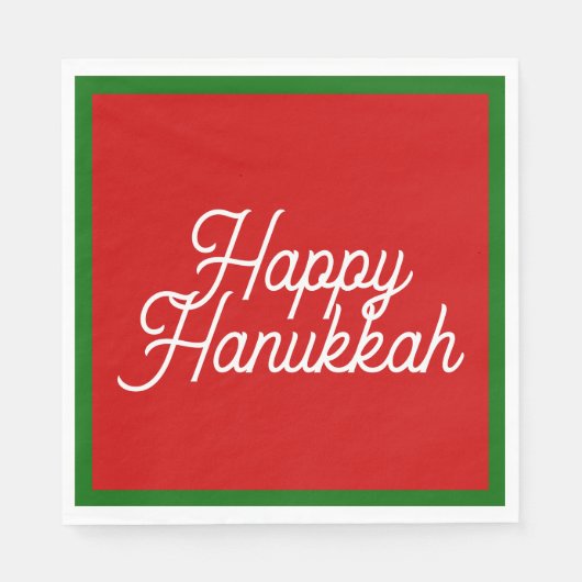 Serviette En Papier Joyeux Hanoukka Napkins (Devant)