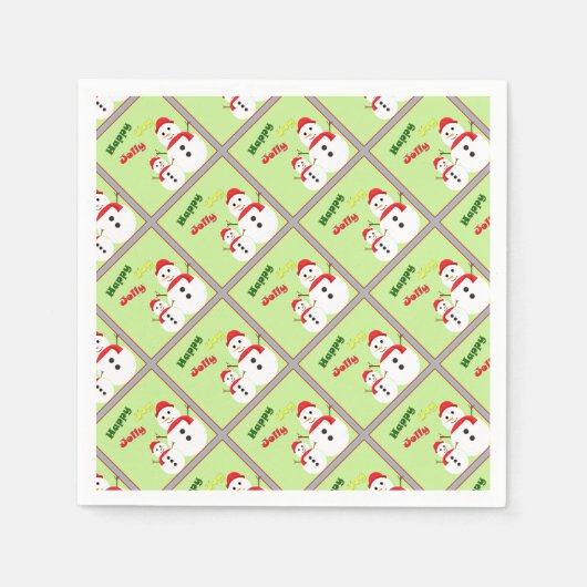 Serviette En Papier Joyeux Jolly Joy (Devant)