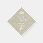 Serviette En Papier Joyeux Jour après Couronne Linen serviettes (Coin)