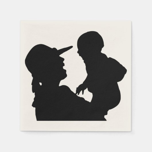SERVIETTE EN PAPIER JOYEUX JOUR DE MÈRE (Devant)