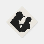 SERVIETTE EN PAPIER JOYEUX JOUR DE MÈRE (Coin)