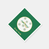 Serviette En Papier Joyeux jours fériés Papier Napkin (Coin)