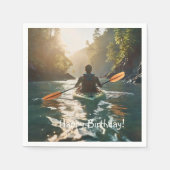 Serviette En Papier Joyeux Kayak (Devant)