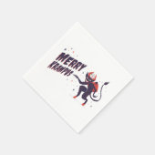 Serviette En Papier Joyeux Krampus (Coin)