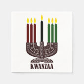 Serviette En Papier Joyeux Kwanzaa (Devant)