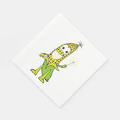 Serviette En Papier Joyeux maïs (Coin)