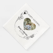 Serviette en papier Joyeux Mariage (Coin)