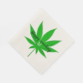 Serviette En Papier Joyeux Mariage de mauvaises herbes serviettes (Coin)