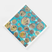 Serviette En Papier Joyeux Matzah moderne (Coin)