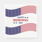 Serviette En Papier Joyeux Memorial Day (Devant)