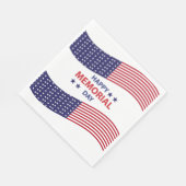 Serviette En Papier Joyeux Memorial Day (Coin)
