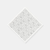 Serviette En Papier Joyeux Motif de dents (Coin)
