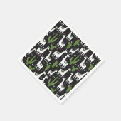 Serviette En Papier Joyeux Motif Llama (Coin)