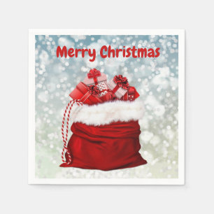 Serviette En Papier Joyeux Naples de Noël