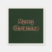 Serviette En Papier Joyeux Noël (Devant)