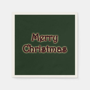 Serviette En Papier Joyeux Noël