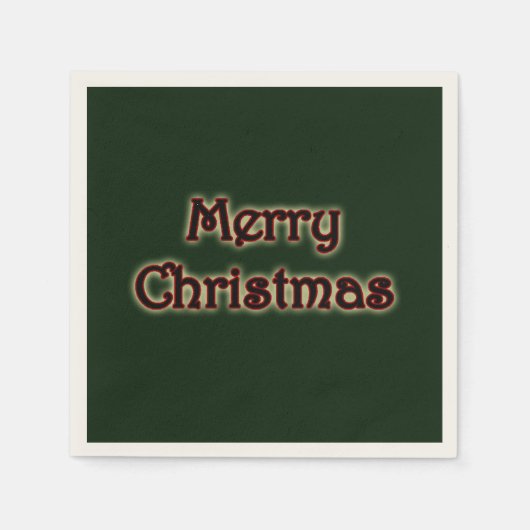 Serviette En Papier Joyeux Noël (Devant)