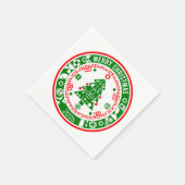 Serviette En Papier Joyeux Noël (Coin)