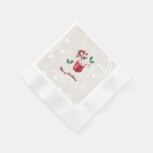 Serviette En Papier Joyeux Noël (Coin)