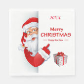 Serviette En Papier Joyeux Noël (Devant)