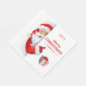 Serviette En Papier Joyeux Noël (Coin)