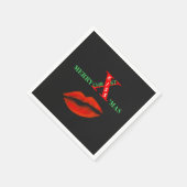 Serviette En Papier Joyeux Noël (Coin)