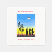 Serviette En Papier Joyeux Noël (Devant)