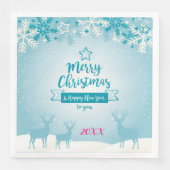 Serviette En Papier Joyeux Noël (Devant)