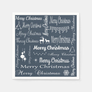 Serviette En Papier Joyeux Noël