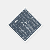 Serviette En Papier Joyeux Noël (Coin)