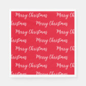 Serviette En Papier Joyeux Noël (Devant)