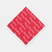 Serviette En Papier Joyeux Noël (Coin)