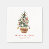 Serviette En Papier Joyeux Noël (Devant)