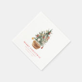 Serviette En Papier Joyeux Noël (Coin)