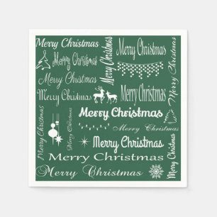 Serviette En Papier Joyeux Noël