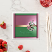 Serviette En Papier Joyeux Noël ! (En situation)