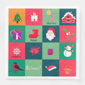 Serviette En Papier Joyeux Noël (Devant)