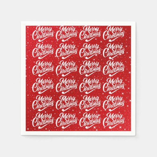 Serviette En Papier Joyeux Noël (Devant)