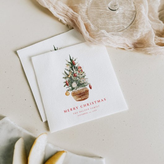 Serviette En Papier Joyeux Noël