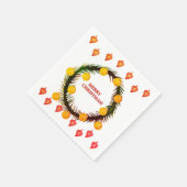 Serviette En Papier Joyeux Noël (Coin)