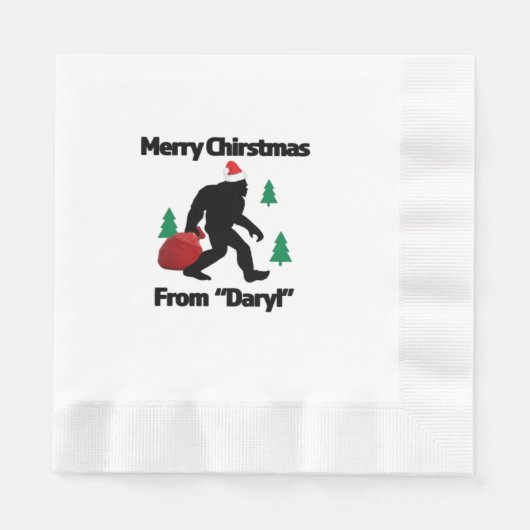 Serviette En Papier Joyeux Noël (Devant)