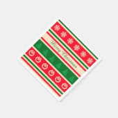 Serviette En Papier Joyeux Noël (Coin)