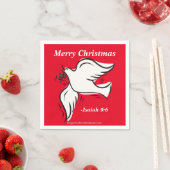 Serviette En Papier Joyeux Noël (En situation)