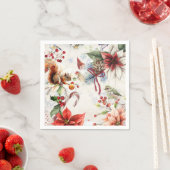 Serviette En Papier Joyeux Noël (En situation)