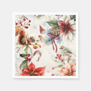 Serviette En Papier Joyeux Noël