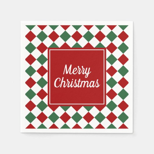 Serviette En Papier Joyeux Noël (Devant)