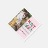 Serviette En Papier Joyeux Noël (Coin)