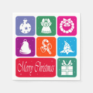 Serviette En Papier Joyeux Noël