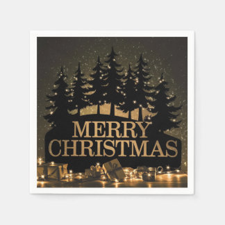 Serviette En Papier Joyeux Noël
