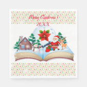 Serviette En Papier Joyeux Noël (Devant)